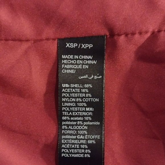 NWT WHITE HOUSE BLACK MARKET FAUX PERSIAN LAMB WOMENS COAT SZ XS PETITE $298 NEW - Picture 7 of 7